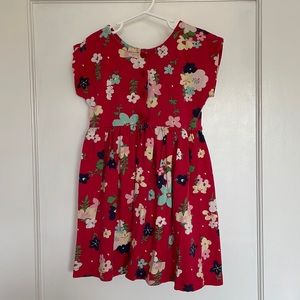 Red floral dress - Hanna Andersson